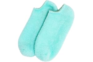 Barefoot Scientist Sleep On It Overnight Moisturizing Gel Socks, Nourish Your Feet (Teal)