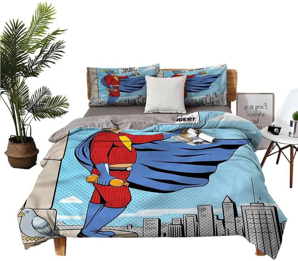 superhero double bed sheets