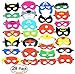 28 Pack Superhero Party Masks Favors Felt Mask- Party Supplies, Dress up, Birthday Party, Children's Masks, Pretend Play, Unisex masks for Children Aged 3+