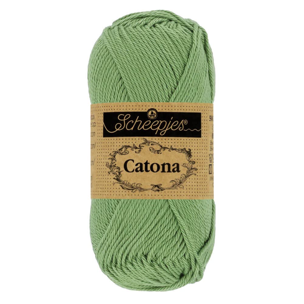 Scheepjes - Scheepjes Catona 212 Sage Green Yarn - 20x25g — image 1