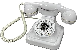 BISOFICE Audio Message Book Voice Record Vintage Telephone Recorder Wedding Phone Customized with Voicemail Best Wishes Suita