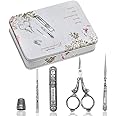 BUTUZE Embroidery Scissors Kit, European Antique Vintage Sewing Kit, Complete Vintage Sewing Tools with Embroidery Scissors,