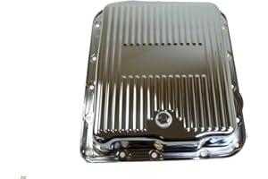 CFR PERFORMANCE Compatible/Replacement for Chevy/GM 700R4-4L60E-4L65E Steel Transmission Pan - Chrome