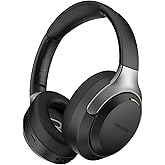 ILOCKZONE LC30Pro Hybrid Active Noise Cancelling Headphones, 100H Playtime Wireless Over Ear Bluetooth 5.4 Headset, Deep Bass, Multipoint Connection, Foldable Headphones for Travel, Home, Office