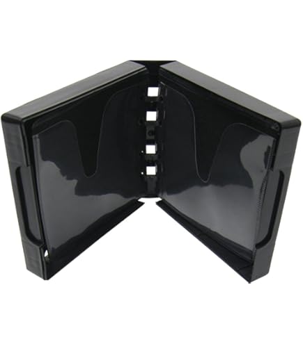 Amazon.com: (5) Black 24-Disc Capacity CD DVD 2-Ring Album Wallet