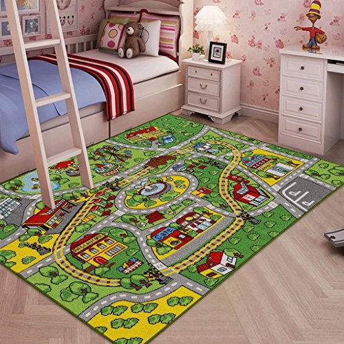 jackson kid rug carpet playmat for toy cars and train,huge large 52