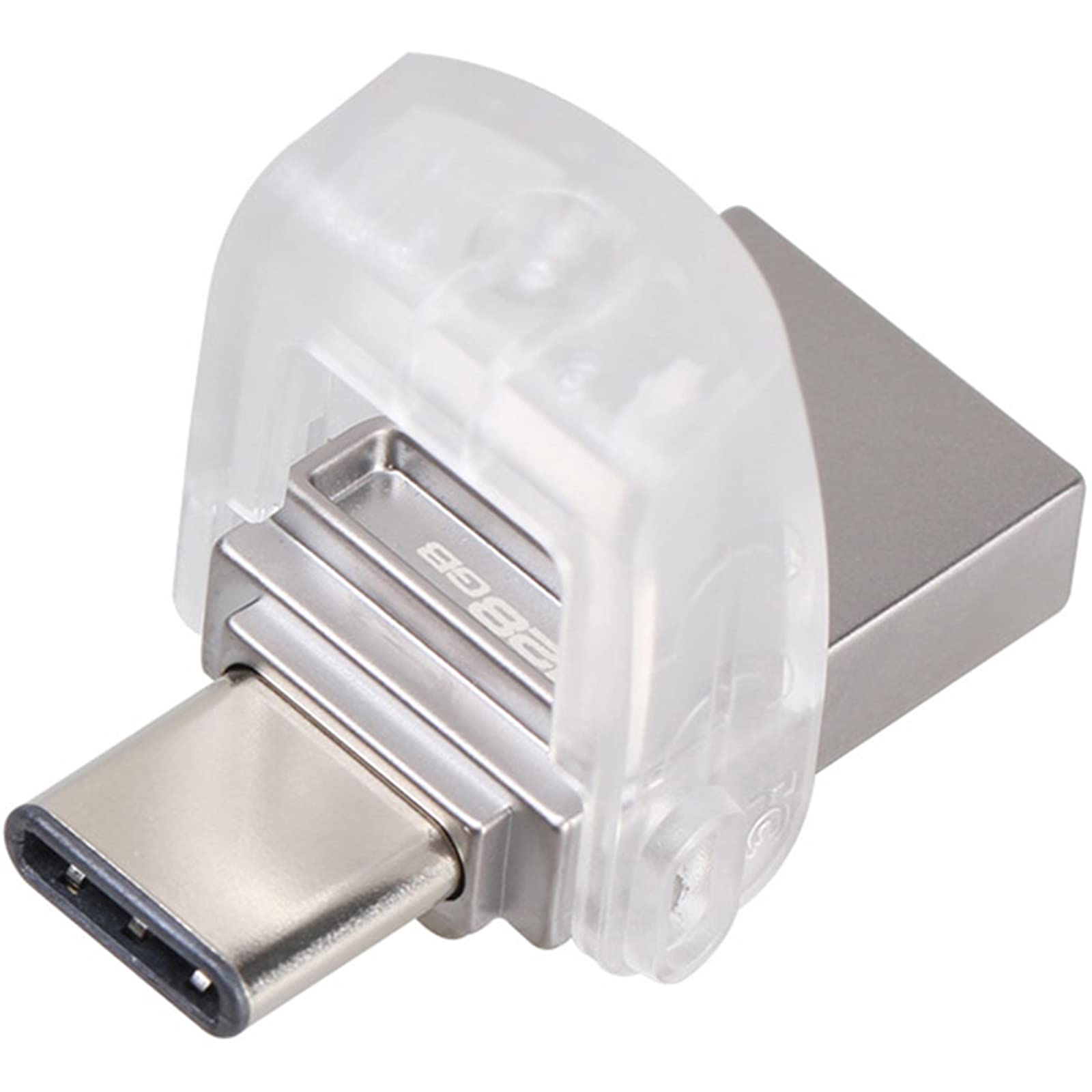 Kingston DTDUO3C/128GB DTDUO3C/128 GB Drive, Silver