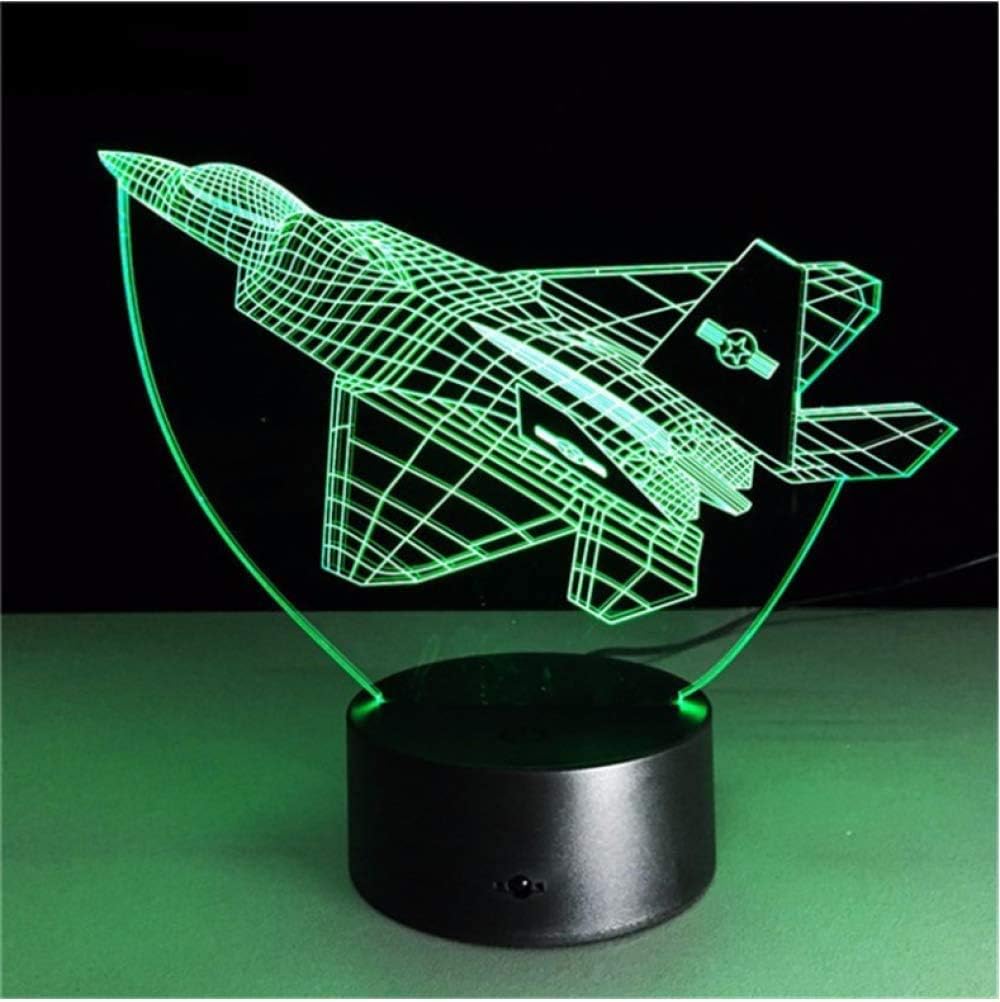 Lampada 3D LED 7 Colori - Illusione Ottica Decorazione Casa | Base USB Design Originale