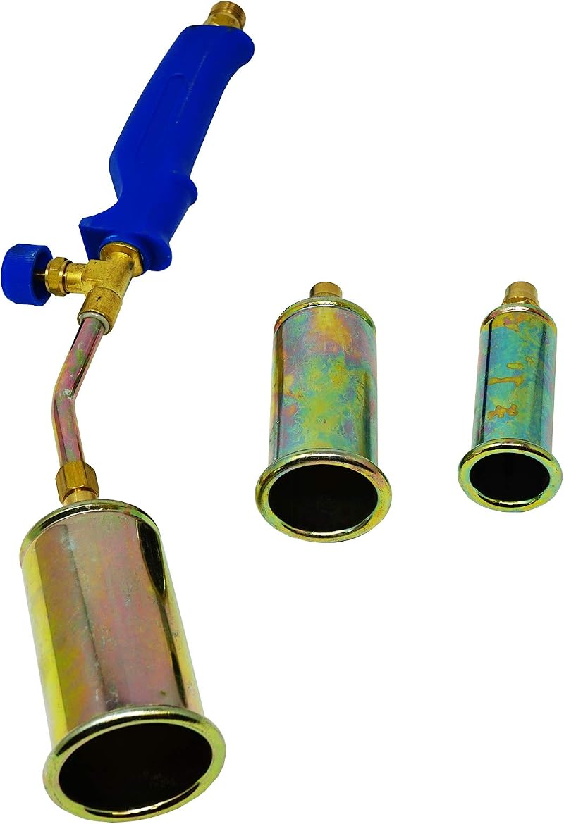 Silverline 456996 Propane Torch Kit 25/35/50mm Burners for Plumbing Soldering