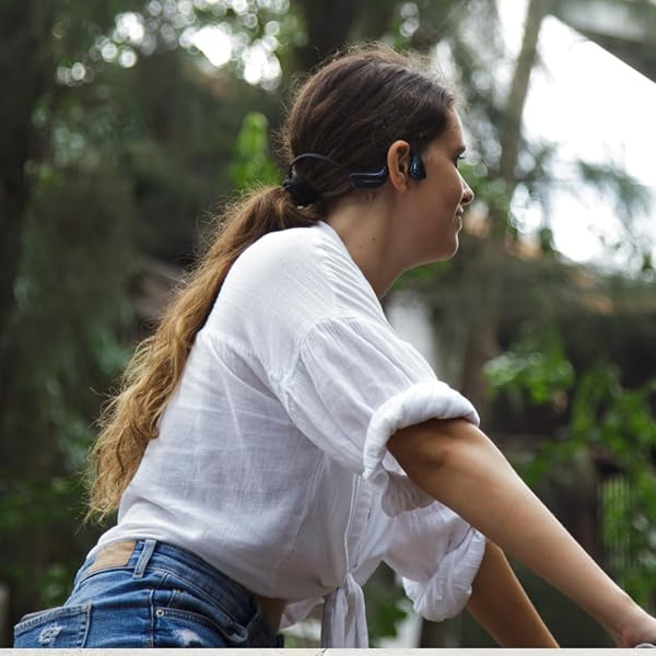 K KAIBOAUDIO KAIBO FLOW – BONE CONDUCTION HEADPHONES WITH NOISE-CANCELLING MIC – ADJUSTABLE HEADBAND – USB-C QUICK CHARGE – IPX67 WATERPROOF – SPORT HEADSET FOR GYM, RUNNING, CYCLING