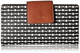 Fossil Women's Emma RFID TAB Wallet, Black Stripe, One Size