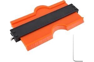 10 Inch Contour Gauge, Profile Gauge Shape Duplicator with Lock, Contour Gauge Profile Tool, Contour Duplicator Measuring Too