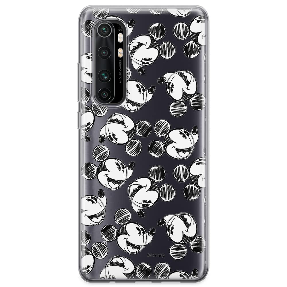 ERT GROUP mobile phone case for Xiaomi MI NOTE 10 Lite original and officially Licensed Disney pattern Mickey 025 optimally adapted to the shape of the mobile phone, partially transparent