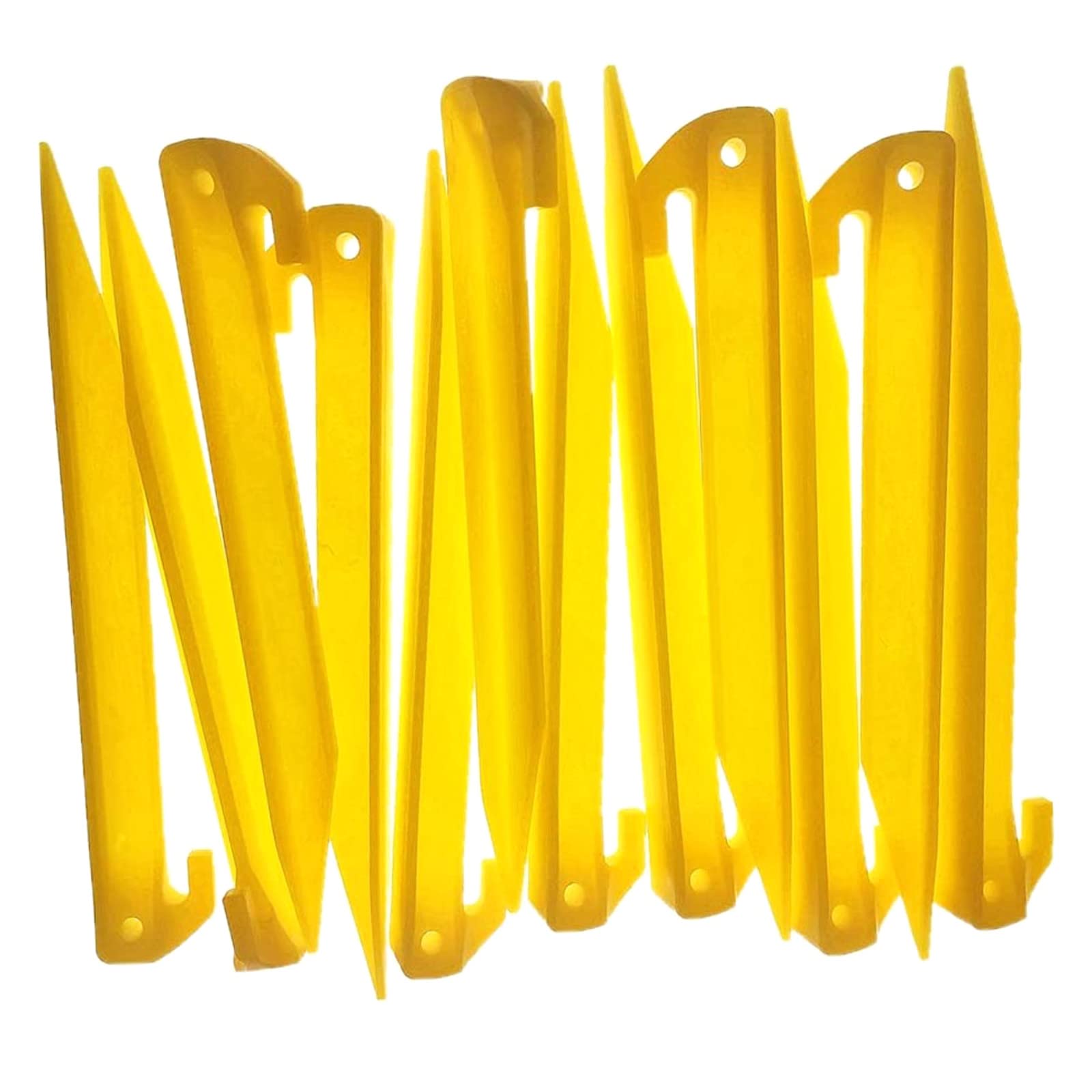 20pcs 30cm Heavy Duty Durable Plastic Tent Pegs Spike Hook Awning Camping Caravan Pegs Accessory