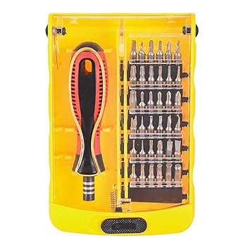 MINISO Mini Precision Screwdriver Set with Case (Red) - 37 Pieces