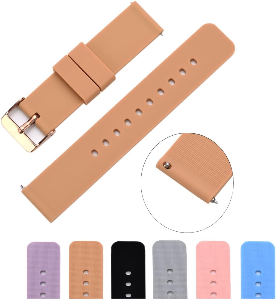 MLQSS 22mm Band for Samsung Galaxy Watch 46mm/Gear S3,Quick Release Strap for Huawei GT/Amazfit GTR 47MM/Pebble time/Ticwatch Pro Smart Watch