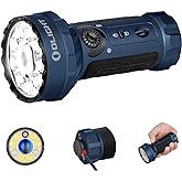 OLIGHT Marauder Mini 7,000 Lumens Bright Flashlight with 600 Meters Beam Distance, Powerful RGB Lights, Magnetic Rechargeable for Outdoors Work, Hunting, and Searching(Midnight Blue)