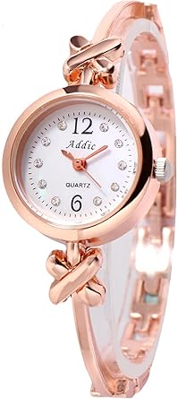 Love Charming Analogue Rose Gold White Dial Women and Girls Watch (8303)