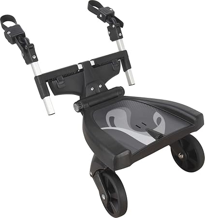 Fillikid Buggy-Board 180° mit 3fach verstellbaren Sitz | Filliboard Mitfahrbrett | Mitfahrbrett universal für Kinderwägen & B