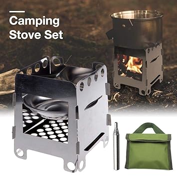  Sweetyhomes Camp Stove Folding Stainless Steel