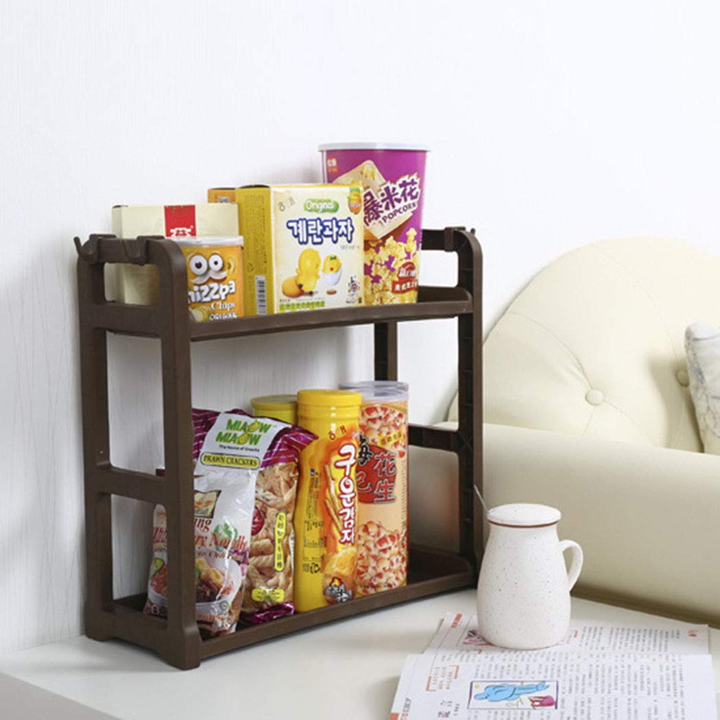 Wwweyi Multifunction Double Layer Kitchenware Storage Rack Bathroom Organizer Storage Racks
