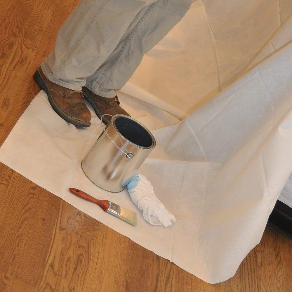 Trimaco 2602 Double Guard Super Tuff 2-Layer Drop Cloth, 4-feet x 10-feet: Home & Kitchen