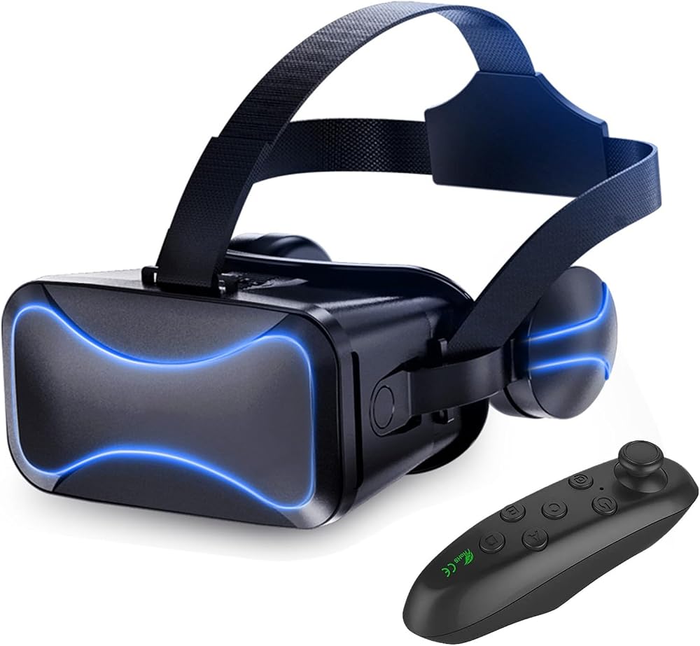 CENMOO VR Goggles Kids VR Headset Adjustable Focus 3D Virtual Reality Games
