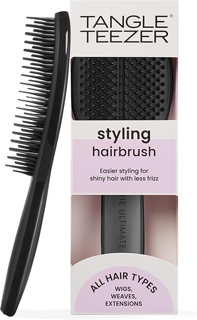 Tangle Teezer The Ultimate Styler Hairbrush Jet Black - Detangles & Blends