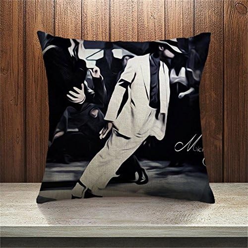 Troubadour 17" x17. Michael Jackson Smooth Criminal Scatter Cushion Cover, Bedding, Home, Furniture, House, Music, Merchandise, Collectibles, Music, Pop, Rock, Star, Film, TV