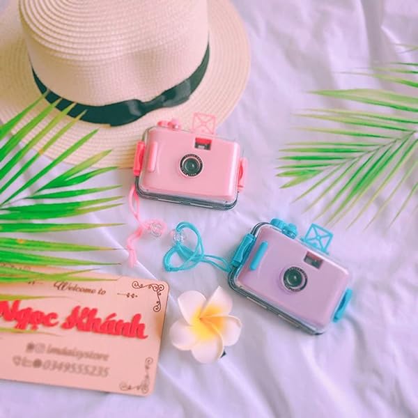 1Pc Multiple Waterproof Camera Film Underwater Diving Retro Camera Anti Fall Double Buckle Color Random
