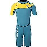 Kids Wetsuit for Youth Teenager,Zip Neoprene Wet Suits for Boys Girls to Keep Warm in Cold Water Diving Surfing Swimming