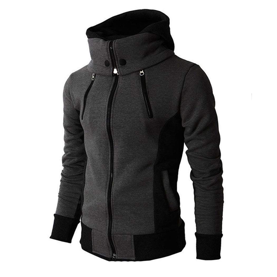 nernes Capispalla con Cappuccio Antivento Esterno Ispessimento Casual da Uomo di Nuova Moda Felpe Sportive con Cappuccio