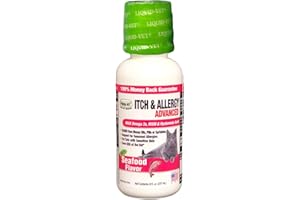 Liquid-Vet by COOL PET Holistics Feline Itch & Allergy Advanced Formula, Seafood Flavor, 8 oz