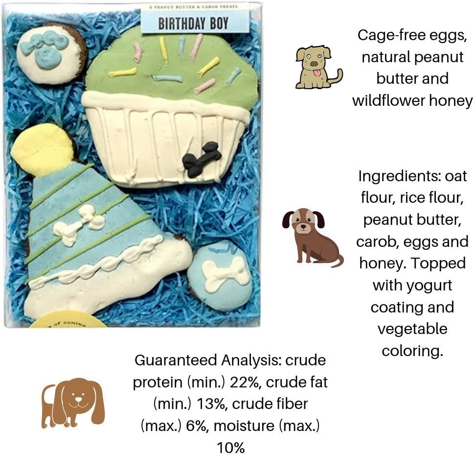 happy birthday dog biscuit