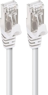 Câble Ethernet Cat 7, 20M, RJ45 Réseau 10Gbps 600MHz, Blindé S/FTP, Cordon Internet Très Haut Débit, Compatible avec PC Modem Routeur TV Box Xbox Switch PS5 PS4 Gaming, 560359