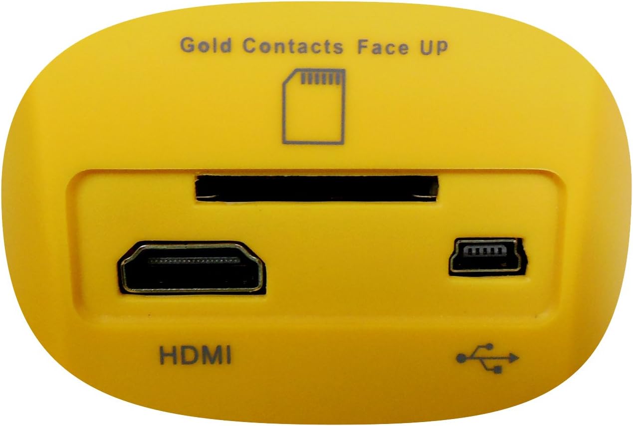 Wolverine Titan 8-in-1 High Resolution Film to Digital Converter with 4.3" Screen and HDMI Output (Yellow): Camera & Photo