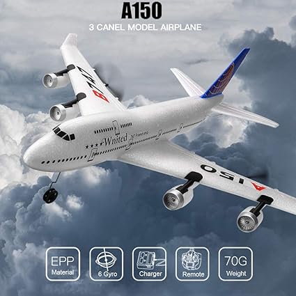 Htfrgeds Wltoys A150 B747 3ch 2 4g Rc Controle De Radio Du Rc Avion Jet Rouge Vert A L Air Libre Jouets Adolescents Cadeaux Amazon Fr Sports Et Loisirs