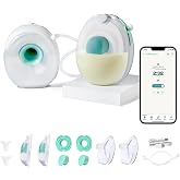 Willow Sync Wearable Double Electric Breast Pump - Fits 5oz Containers | Pump double or single, 5oz containers with splashgua
