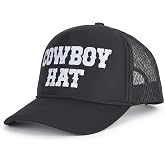 Leomie Cowboy Hat Trucker Cap