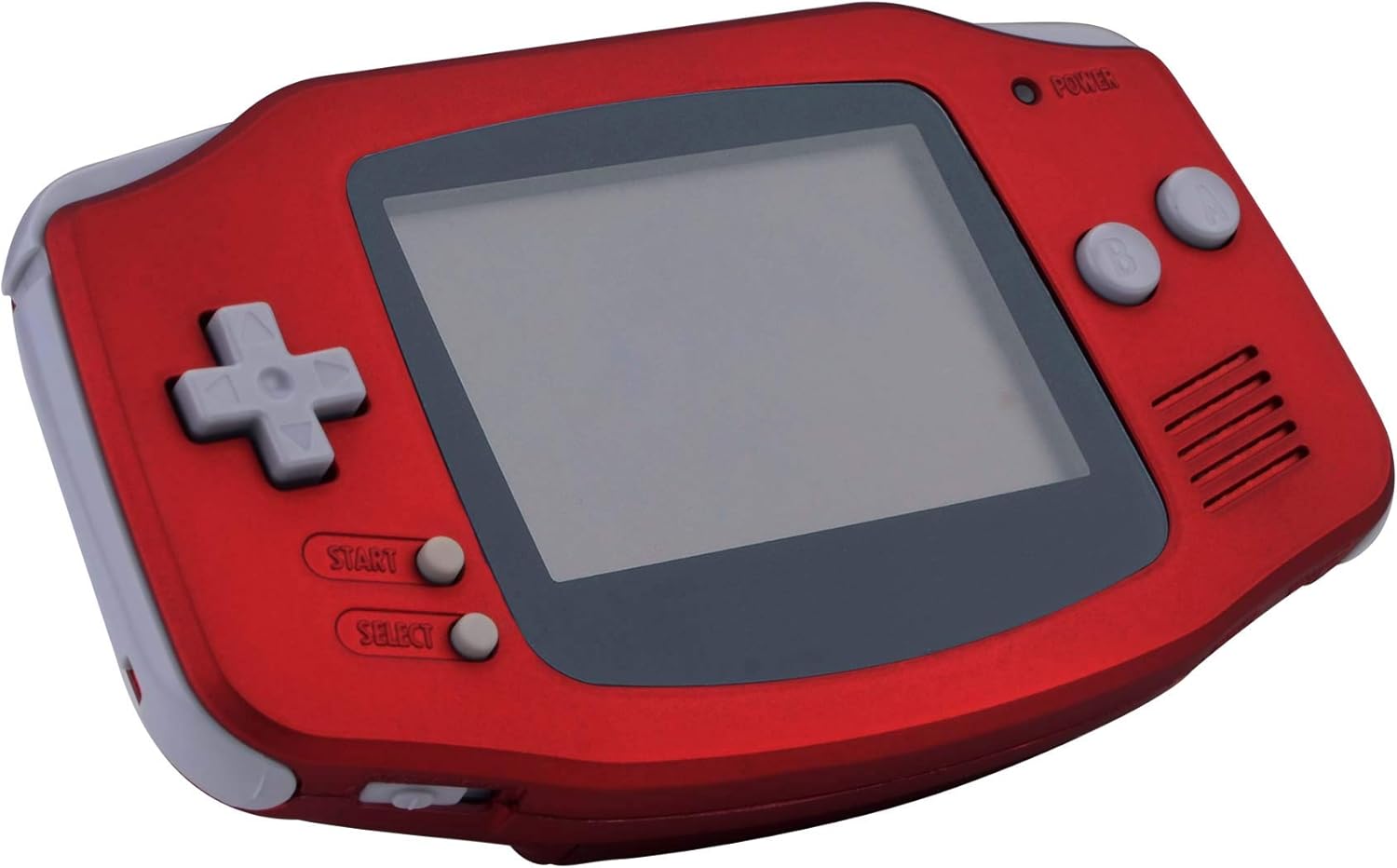 eXtremeRate Scarlet Red Soft Touch GBA Replacement Full Housing Shell Cover w/Buttons Screws Screwdriver Tools Set for Gameboy Advance - Handheld Game Console NOT Included: Computers & Accessories