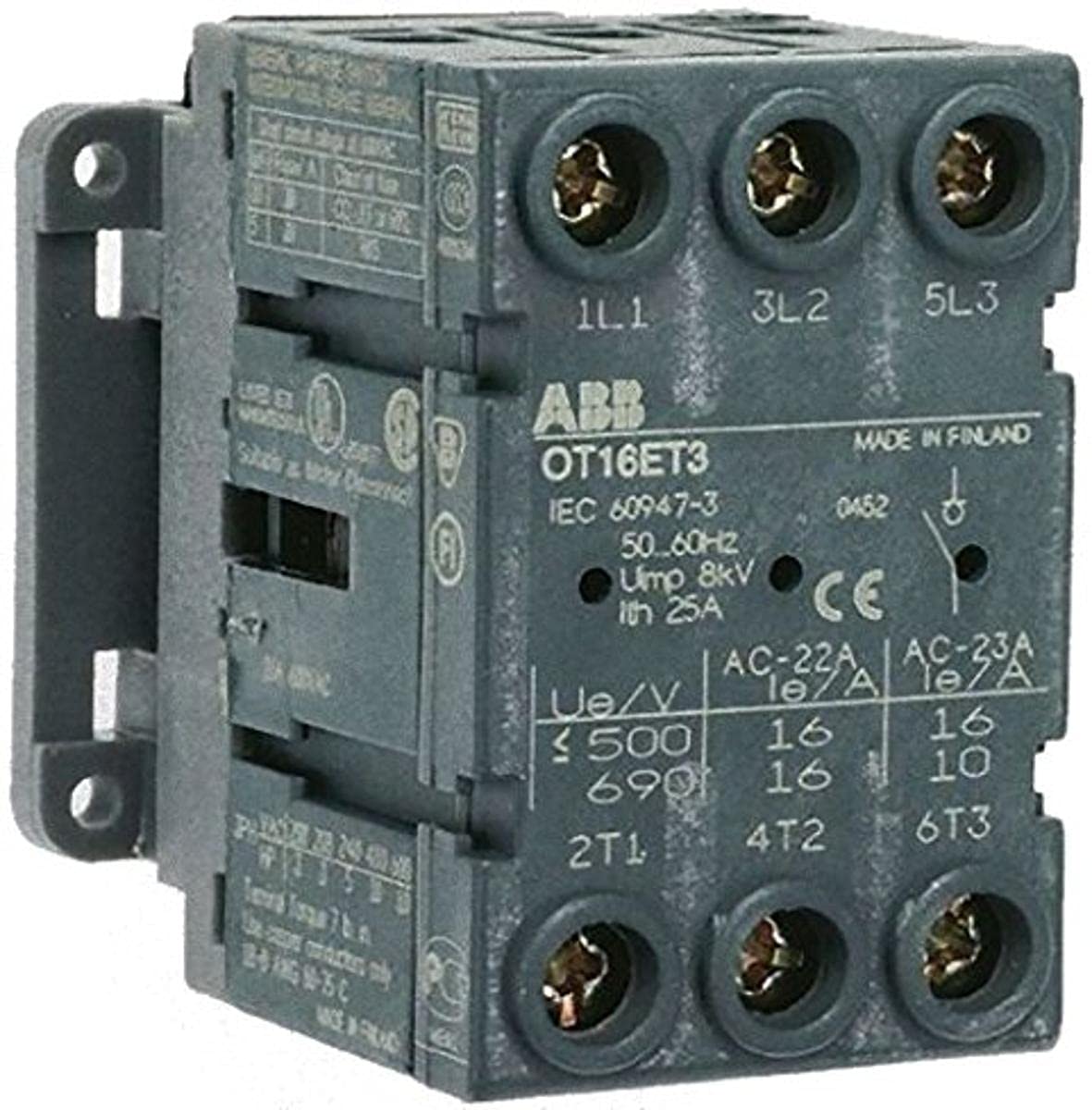abb-entrelec ot40ft3 Secciónador Switch 3-Pin 40 A 40/23 a/A