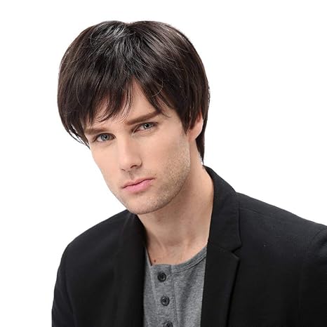 Pelo Synthetic Hair Wig Hair Extension For Men And Boys In Black