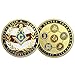 Proud Military US Freemason Military Veteran Challenge Coin with Delicate Card
