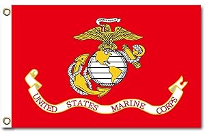 YOYNIIRE US Marine Corps Flag 3x5 Polyester US Military Army Flags