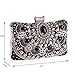 HMaking Women Crystal Rhinestone Evening Clutch Bag Fashion Handbag
