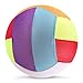Stylife Rainbow Inflatable Cloth Ball, Cloth Beach Ball Toy- Colors Varied (Rainbow16, 16inch)