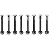PATIKIL Skateboard Hardware Kit Carbon Steel Grade 8.8 Mounting Screws Bolts Nuts Set for Skateboard Cruiser