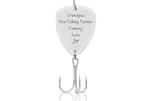 VADAKA New Grandpa Gift Pregnancy Announcement Gift for Grandpa Dad Fishing Lure Grandfather Promoted to Grandpa Gift Fisherman Gift Promoted to Grandpa Gift Papa Gifts Father's Day Birthday Gift