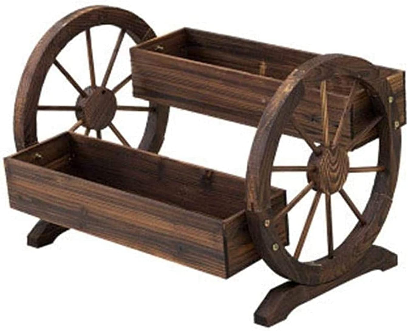 LSYFCL Raised Garden Beds for Vegetables Multilayer Removable Vegetable Planter Carbonized Anticorrosive Wood Veg Trug Herbal Flowers Plants VegetablesSolid Wood Plastic Elevated Garden Bed