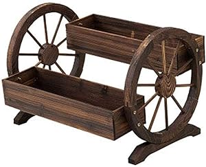 LSYFCL Raised Garden Beds for Vegetables Multilayer Removable Vegetable Planter Carbonized Anticorrosive Wood Veg Trug Herbal Flowers Plants VegetablesSolid Wood Plastic Elevated Garden Bed